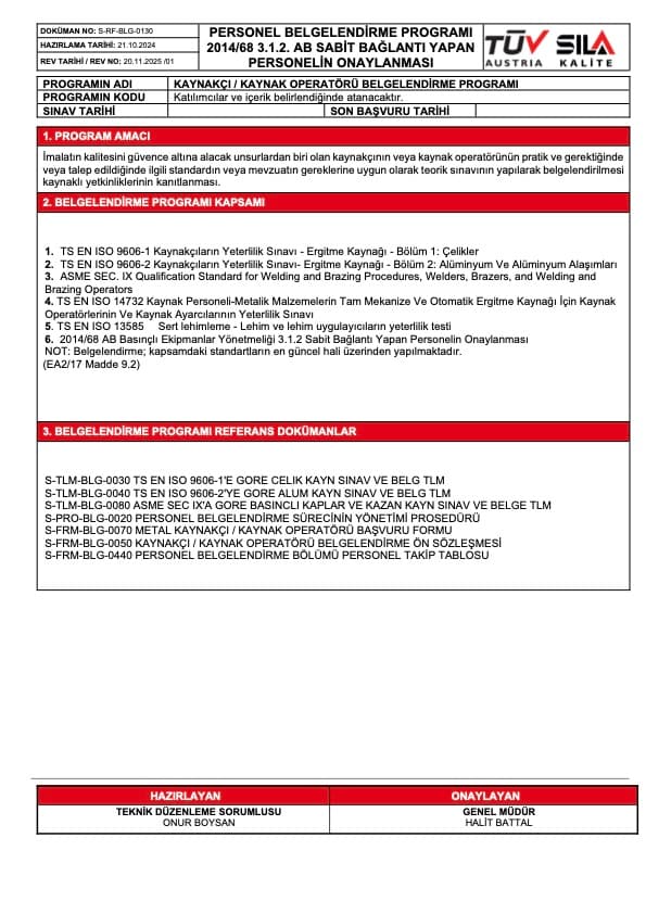 Welder Certification Scheme Rules (Sec. 3.1.2)